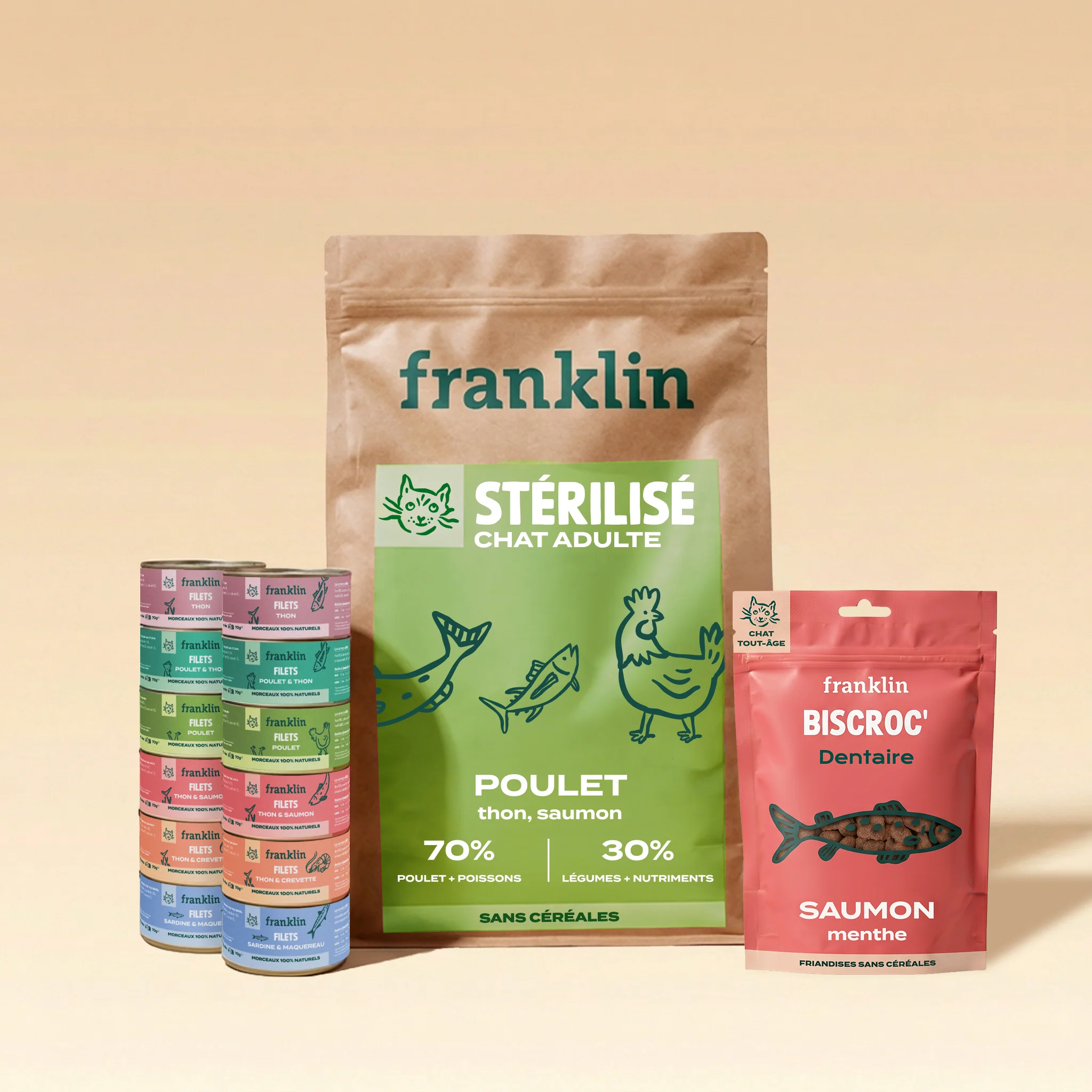 PACK CHAT STÉRILISÉ